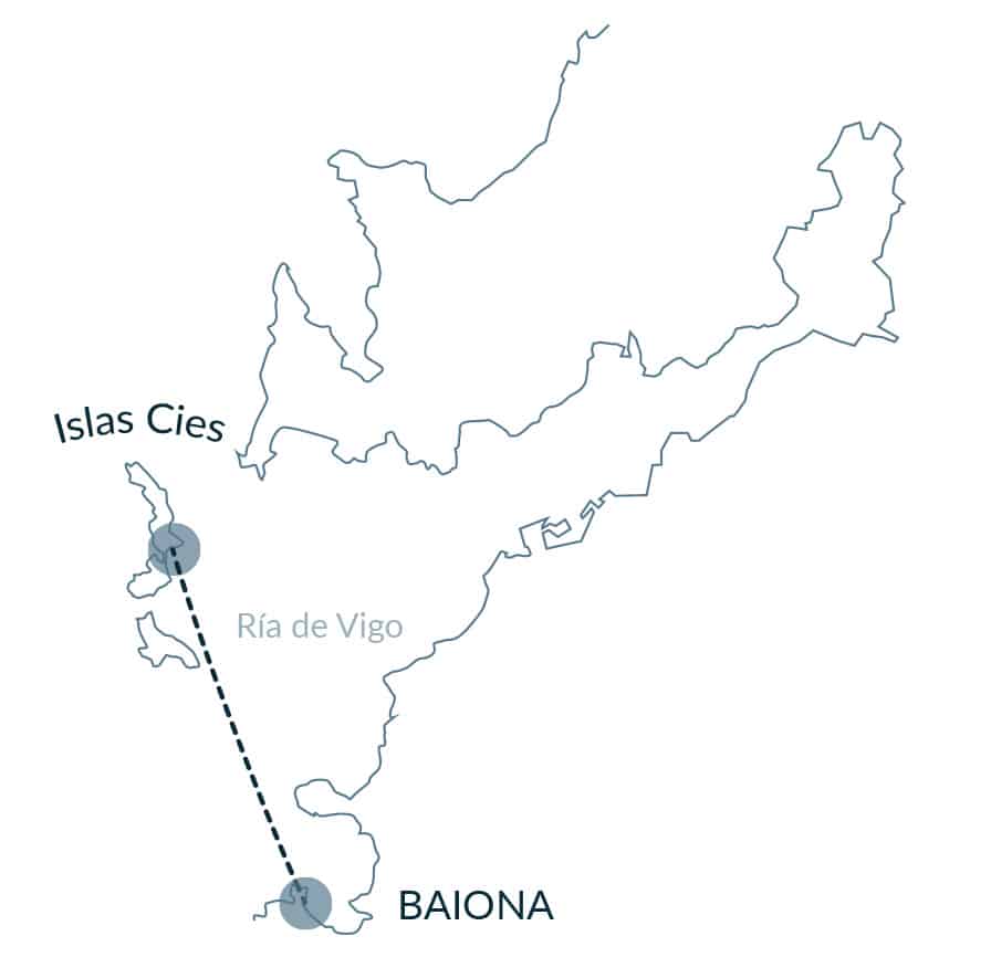 ruta en velero a las islas cíes