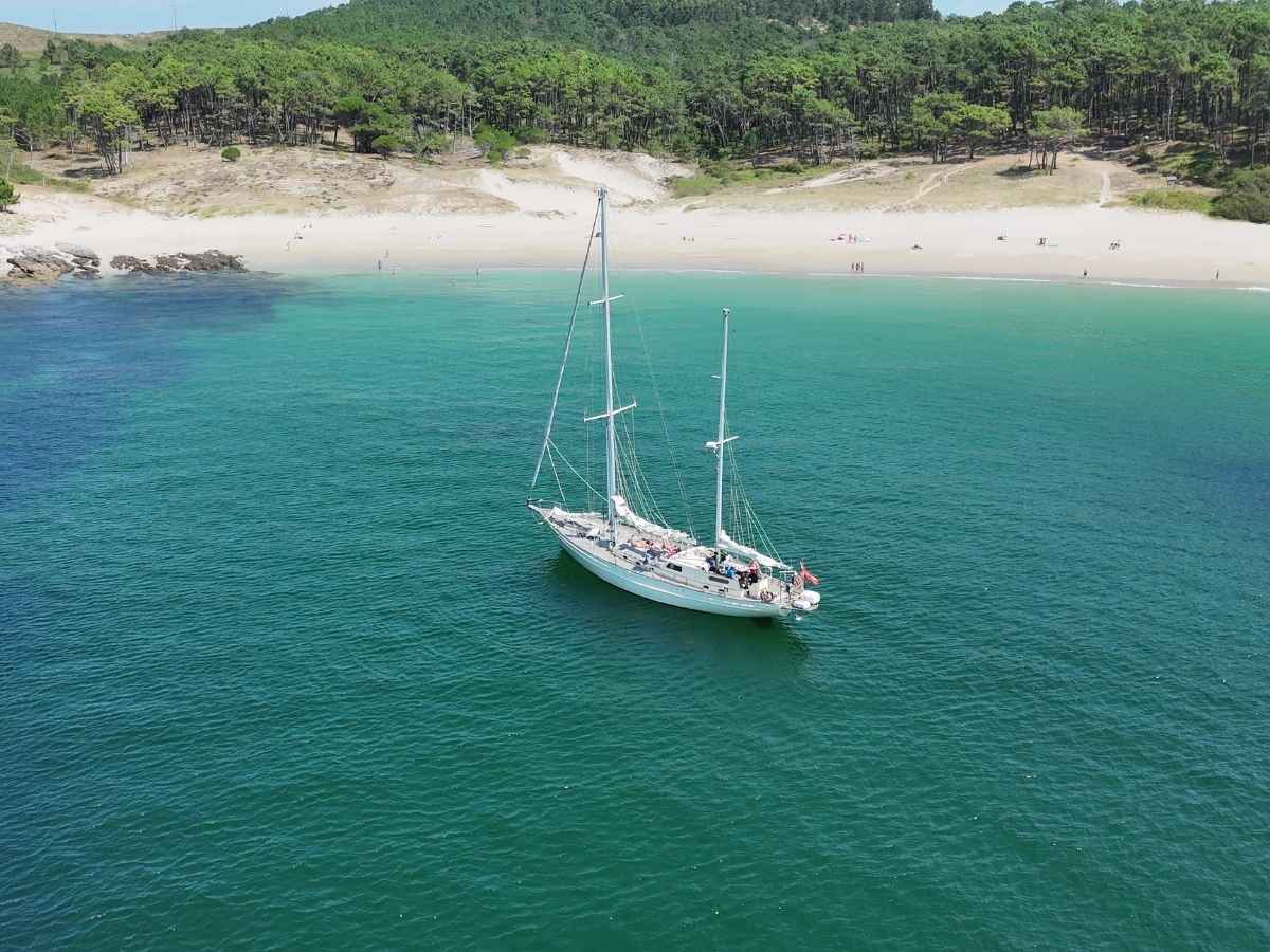 alquiler de velero en Galicia